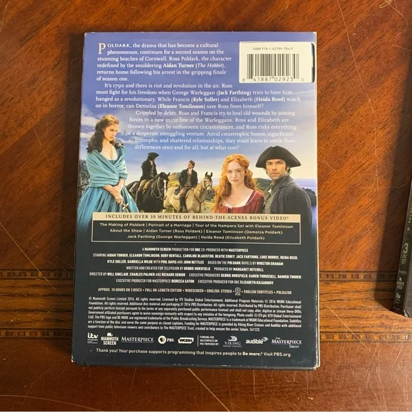 Poldark Television Show Seasons 1, 2, and 4 DVD Sets - Picture 7 of 7